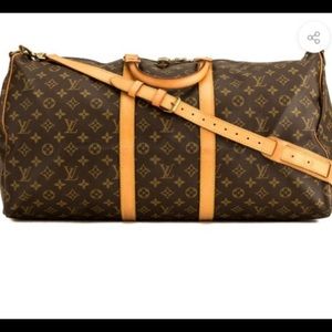 Louis Vuitton Duffle Keepall Travel Bag